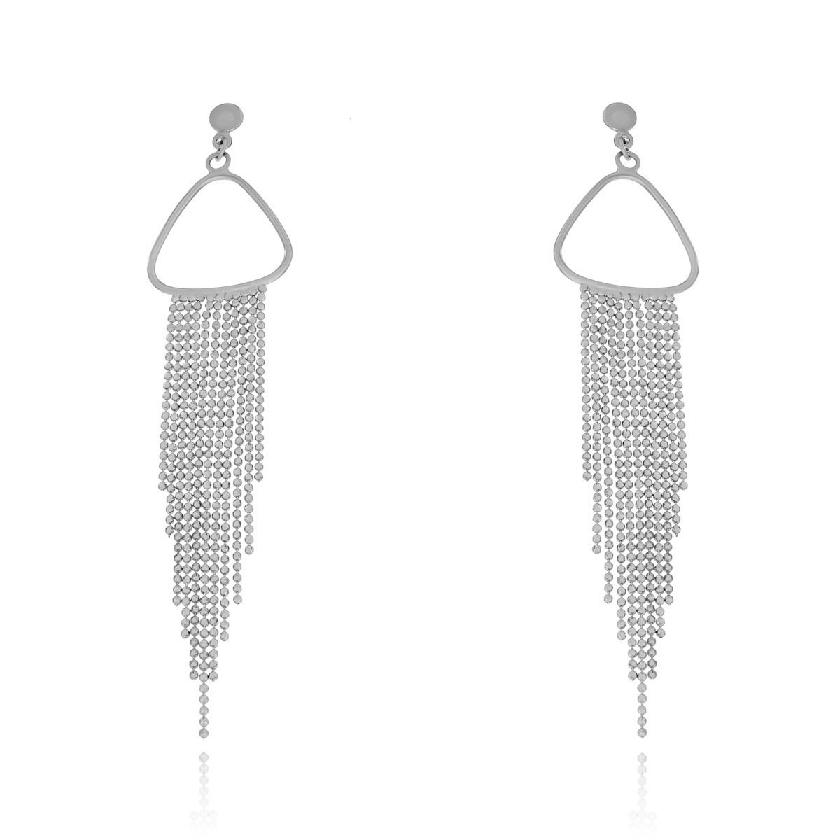 Srebrne kolczyki wiszące sztyfty pr. 925