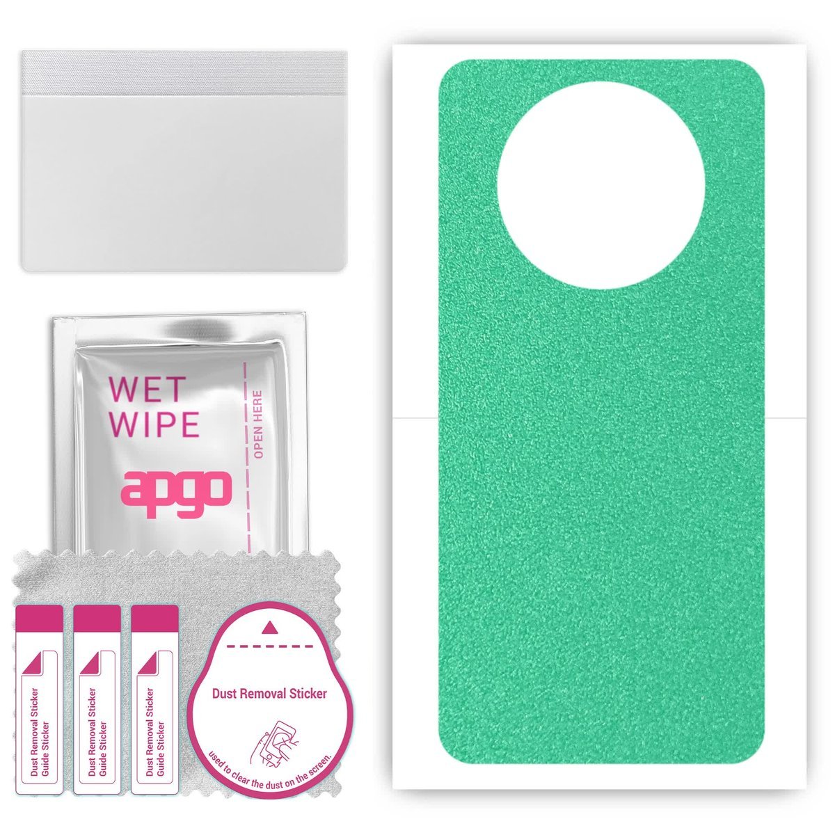 Folia naklejka skórka strukturalna na TYŁ do Oppo Reno12 F 5G - Seledynowy Pastel Matowy - apgo SKINS