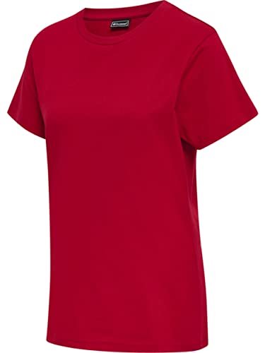 Hummel Red Basic Short Sleeve T-shirt S