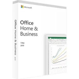 Microsoft Office 2019 Home and Business | Dla Mac | Pełna Wersja | Aktywacja online | F-VAT - Programy biurowe - miniaturka - grafika 1