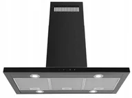 Okapy kuchenne - VDB T-Line 90 W Black - miniaturka - grafika 1