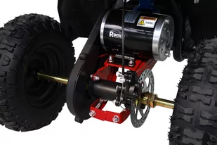 Quad Highper na akumulator Czerwony 35km/h + Silnik bezszczotkowy 1000W + Koła pompowane + Regulacja siedzenia - Tory, garaże, parkingi - miniaturka - grafika 5