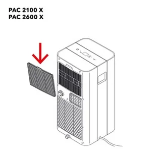 Trotec PAC 2100 X / PAC 2300 X / PAC 2600 X filtr powietrza - Akcesoria do wentylacji i klimatyzacji - miniaturka - grafika 1