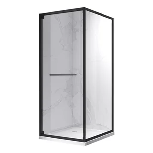 Czarna kabina prysznicowa kwadratowa 80x80 KZ16A Hydrosan - Kabiny prysznicowe - miniaturka - grafika 1