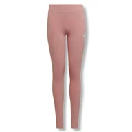 Legginsy - Legginsy dziewczęce Adidas 3BAR Tight sportowe różowe-152 - miniaturka - grafika 1