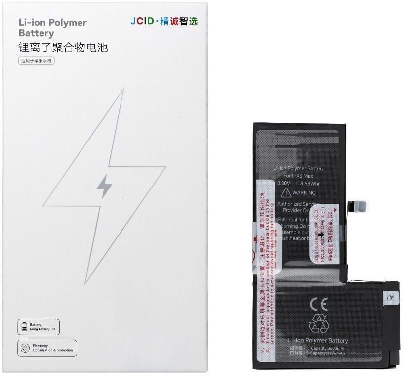 JCID Bateria do iPhone Xs Max zwiększona pojemność