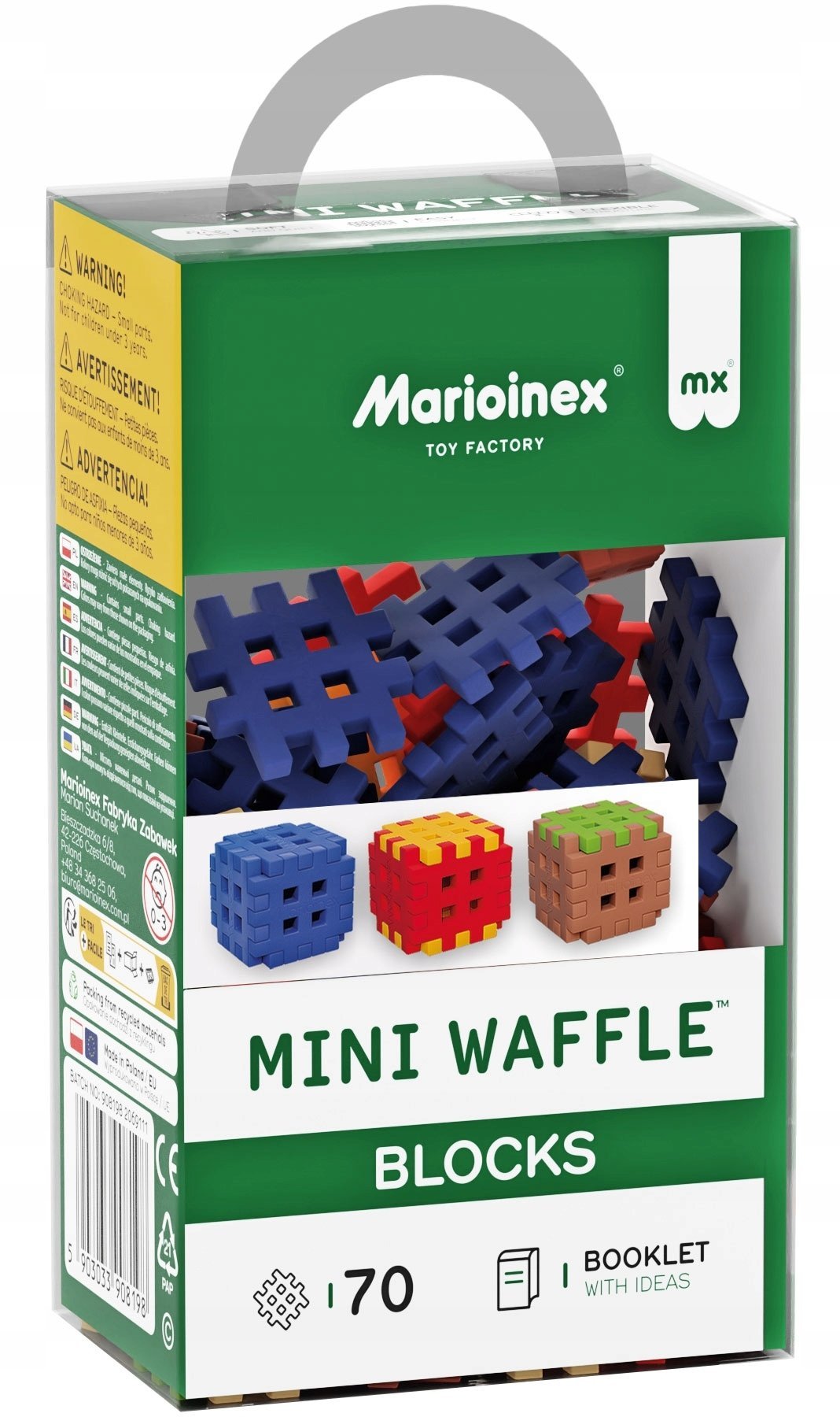 Marioinex Klocki waffle mini Blocks 70el 08198