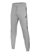 Spodnie sportowe damskie - Pit Bull Spodnie Dresowe Tricot Meridan Grey Melange - miniaturka - grafika 1