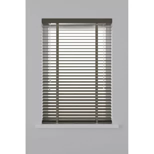 Trendiy Decosol Żaluzje drewniane, poziome, 50 mm, 140x180 cm, taupe 8711439310425 - Żaluzje - miniaturka - grafika 1