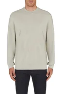 Bluzy męskie - Armani Exchange Męska bluza z logo Embossed & Big on Tone, London Fog, Large, london fog, L - miniaturka - grafika 1