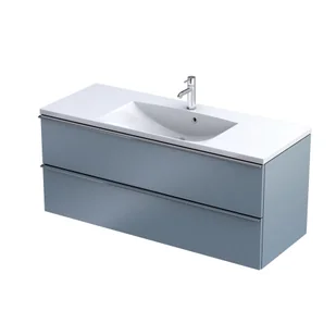 Szafka łazienkowa pod umywalkę Oristo Etna Uni 120 cm niebieski mat OR52-SD2S-120-16 - Szafki łazienkowe - miniaturka - grafika 1