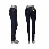 Spodnie damskie - Damskie jeansy Replay Luz -Skinny- granatowe rurki niski stan oryg. W26/L32 - miniaturka - grafika 1