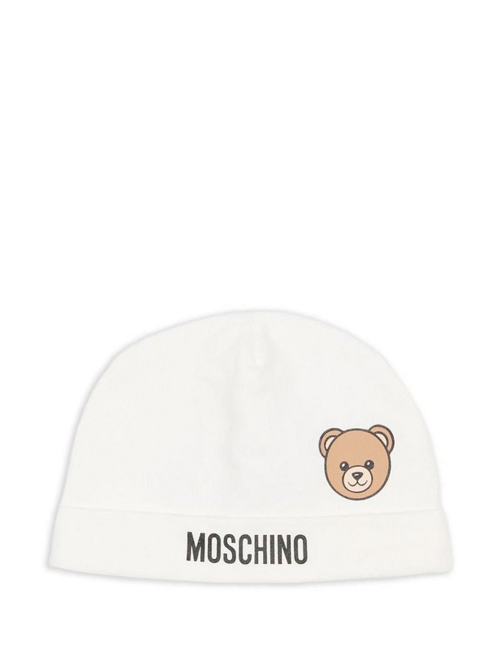 Czapka męska moschino kids berretto teddy bear altro
