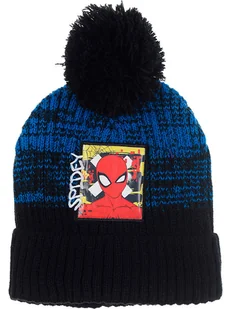 Spiderman Czapka "Spider-Man" w kolorze czarno-niebieskim - Czapki damskie - miniaturka - grafika 1