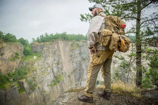 Helikon - Spodnie outdoorowe Hybrid Outback Pants - DuraCanvas - Czarne - SP-HOP-DC-01 - Odzież taktyczna i umundurowanie - miniaturka - grafika 8
