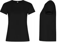 Koszulki i topy damskie - T-shirt Koszulka Damska ORGANICZNA BAWEŁNA Roly GOLDEN 6696 CZARNA S - miniaturka - grafika 1