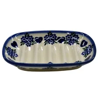 Mydelniczki i dozowniki mydła - Ceramiczna mydelniczka mała Ceramika Bolesławiec - miniaturka - grafika 1
