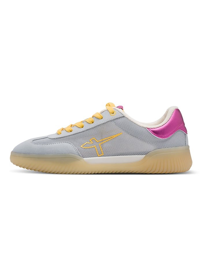 Tamaris Sneakersy w kolorze błękitno-różowo-żółtym