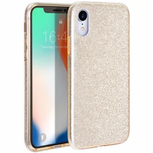 nemo Etui Brokat Glitter HUAWEI P30 LITE złote - Etui i futerały do telefonów - miniaturka - grafika 1