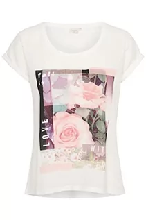 Koszulki i topy damskie - Koszulka damska Cream Crbree, Śnieg Biały Różowy, XS - grafika 1