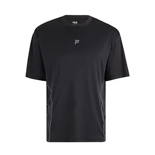 Koszulki męskie - FILA Ronchin Oversized t-shirt męski, czarny, L - grafika 1