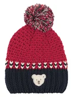 Czapeczki dla niemowląt - Steiff Dzianinowa czapka w kolorze czarno-czerwonym - miniaturka - grafika 1
