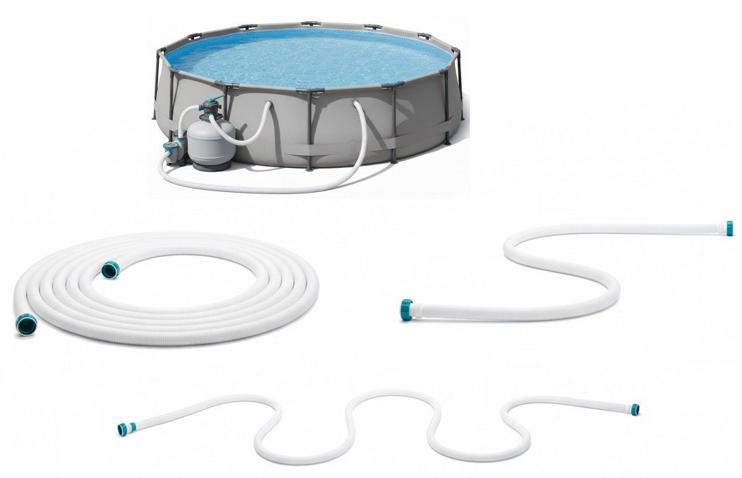 Bestway oryginalny wąż basenowy  4,5m 38 mm do basenu pompy z nakrętkami