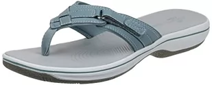 Clarks Damskie japonki z morzem, USA, Niebieski szary syntetyczny - 44.5 EU - Klapki i japonki damskie - miniaturka - grafika 1