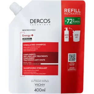 Vichy Dercos Szampon do włosów wzmacniający, Refill - Szampony do włosów - miniaturka - grafika 1