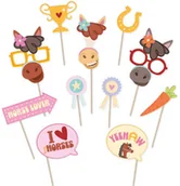 Akcesoria fotograficzne - Foto rekwizyty do zdjęć Koniki - 14 szt. - miniaturka - grafika 1