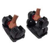 Gryfy - Kompaktowa hantla regulowana 12kg Christopeit 5w1 - miniaturka - grafika 1