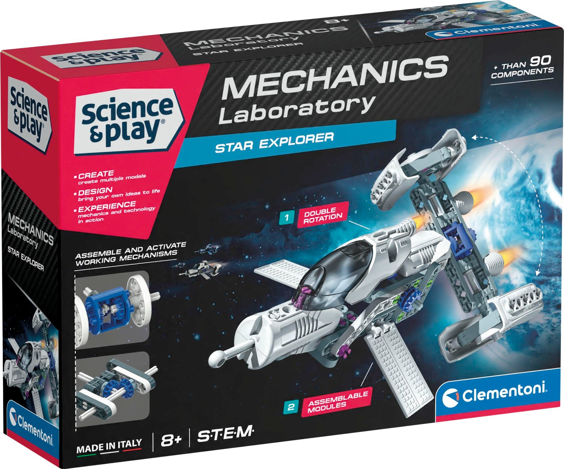 Konstruktorius Clementoni Mechanics Laboratory Star Explorer