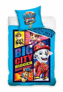 Carbotex pościel dziecięca Psi Patrol W filmie niebieska - Pościel dla dzieci - miniaturka - grafika 1