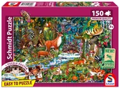 Puzzle - Schmidt, Puzzle PQ Zwierzęta w lesie, 150 el. - miniaturka - grafika 1