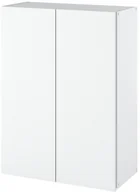 Szafki łazienkowe - Szafka Łazienkowa Wisząca Biała 60 CM Słupek Łazienkowy Szafka Nad Pralkę - miniaturka - grafika 1