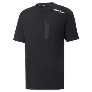 Koszulki sportowe męskie - Męska Koszulka PUMA RAD/CAL POCKET TEE PUMA BLACK 84978501 – Czarny - grafika 1