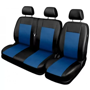 Pokrowce Auto-Dekor Comfort 2+1 Bus Niebieskie - Pokrowce na fotele - miniaturka - grafika 1