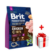 Sucha karma dla psów - BRIT Premium By Nature Adult S 3kg - miniaturka - grafika 1