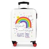 Walizki - MOVOM MOVOM Tęczowa walizka Always Smile - miniaturka - grafika 1