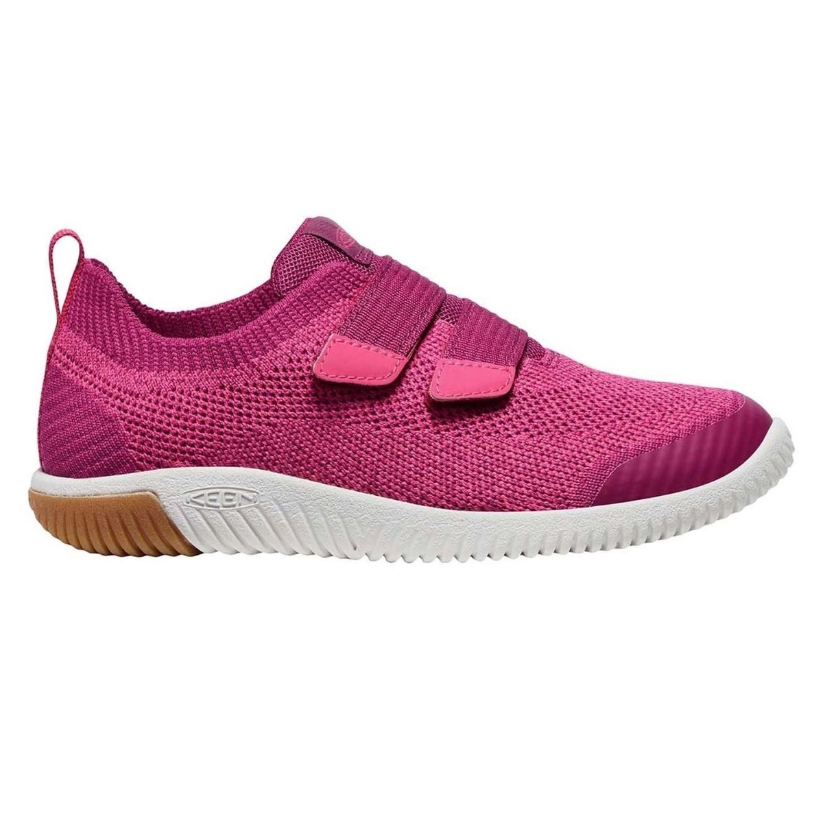 Buty dziewczęce Keen KNX Knit DS sportowe sneakersy na rzepy różowe-32,5