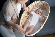 Prześcieradła dla dzieci - Motherhood prześcieradło jersey do gondoli kosza mojżesza 35/75 szare - miniaturka - grafika 1