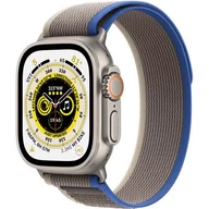 Smartwatch - Apple Watch Ultra GPS + Cellular 49mm Tytan Trail M/L MQFV3WB/A Niebiesko-szary - miniaturka - grafika 1