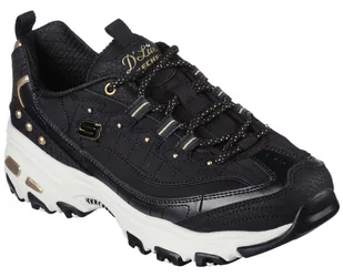 SKECHERS CZARNE DAMSKIE BUTY SPORTOWE D'Lites 39,5 - Półbuty damskie - miniaturka - grafika 1