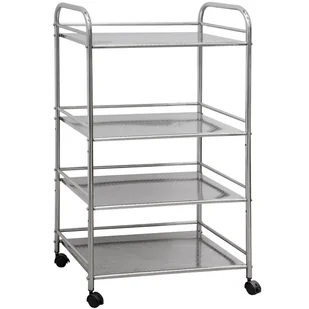 Wózek kuchenny ze stali nierdzewnej 4 półki 60x35x100cm Wózek do serwowania Półka mobilna Wózek łazienkowy - Wózki kuchenne Wózek kuchenny ze stali nierdzewnej 4 półki 60x35x100cm Wózek do serwowania Półka mobilna Wózek łazienkowy - Wózki kuchenne - miniaturka - grafika 1