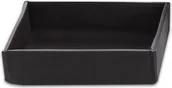Biżuteria - akcesoria - Taca łazienkowa Nappa S czarna - miniaturka - grafika 1