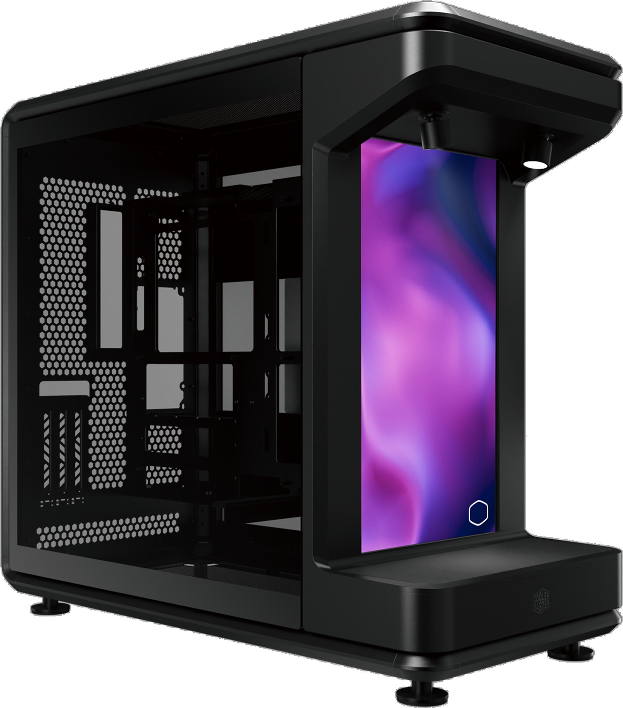 Obudowa Cooler Master Cooler Master MasterFrame 360 STAGE LCD Full Tower Czarny, Przezroczysty MF360-KHNN-S02