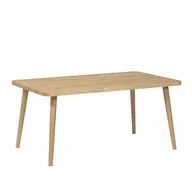 Ławy i stoliki kawowe - Stolik kawowy prostokątny z drewna dębowego Modern Oak, Wykończenie nogi - Buk olejowany, Wysokość [cm] - 47, Wymiary [cm] - 60x100 - miniaturka - grafika 1