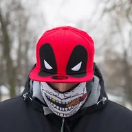 Pozostała odzież dla rowerzystów - Czapka Snapback Deadpool - Marvel - miniaturka - grafika 1