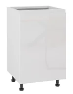 Meble kuchenne - Alba Szafka Dolna Prawa D-50 Biały Połysk - miniaturka - grafika 1