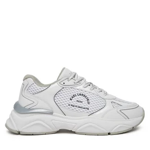 Sneakersy KARL LAGERFELD Komet KL56538A Biały - Sneakersy męskie - miniaturka - grafika 1